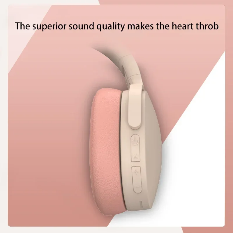 Écouteurs Bluetooth P2961 authentiques avec câble, écouteurs sans fil, basses pliables, suppression du bruit, téléphone de sauna, musique sportive,