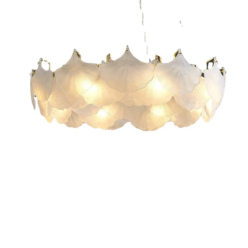 

Designer creative art glass ginkgo biloba dining room bedroom light