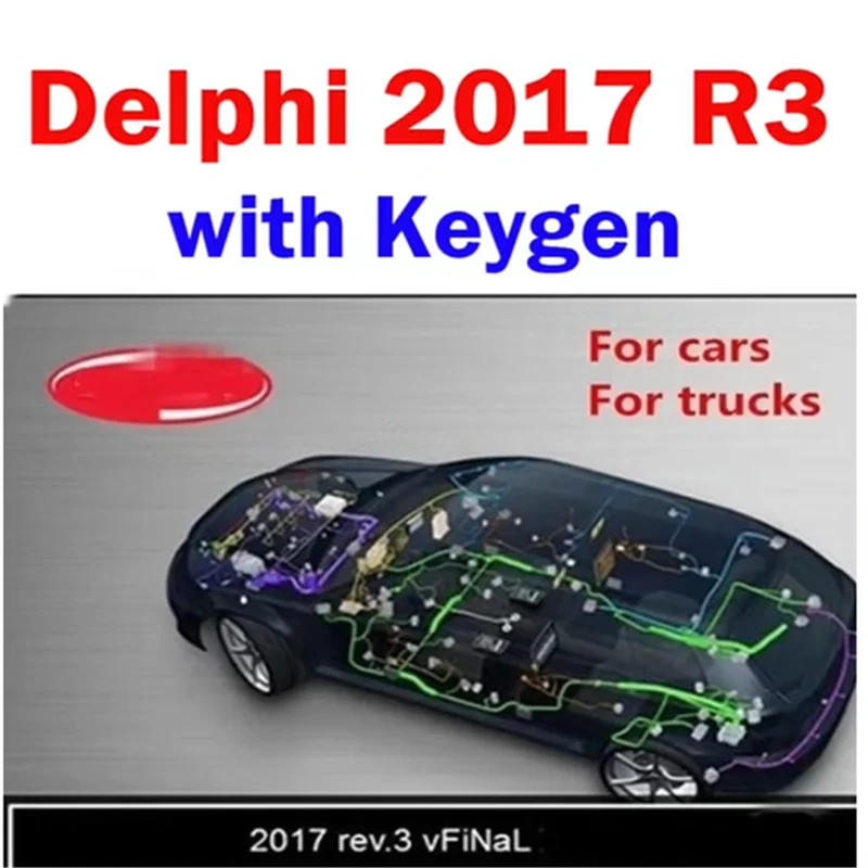 

Hot 2024 Delphis 2017.R3 with Keygen for Del-phi Diagnostic Software with for Cars Trucks DS150E multilanguage car auto sofware