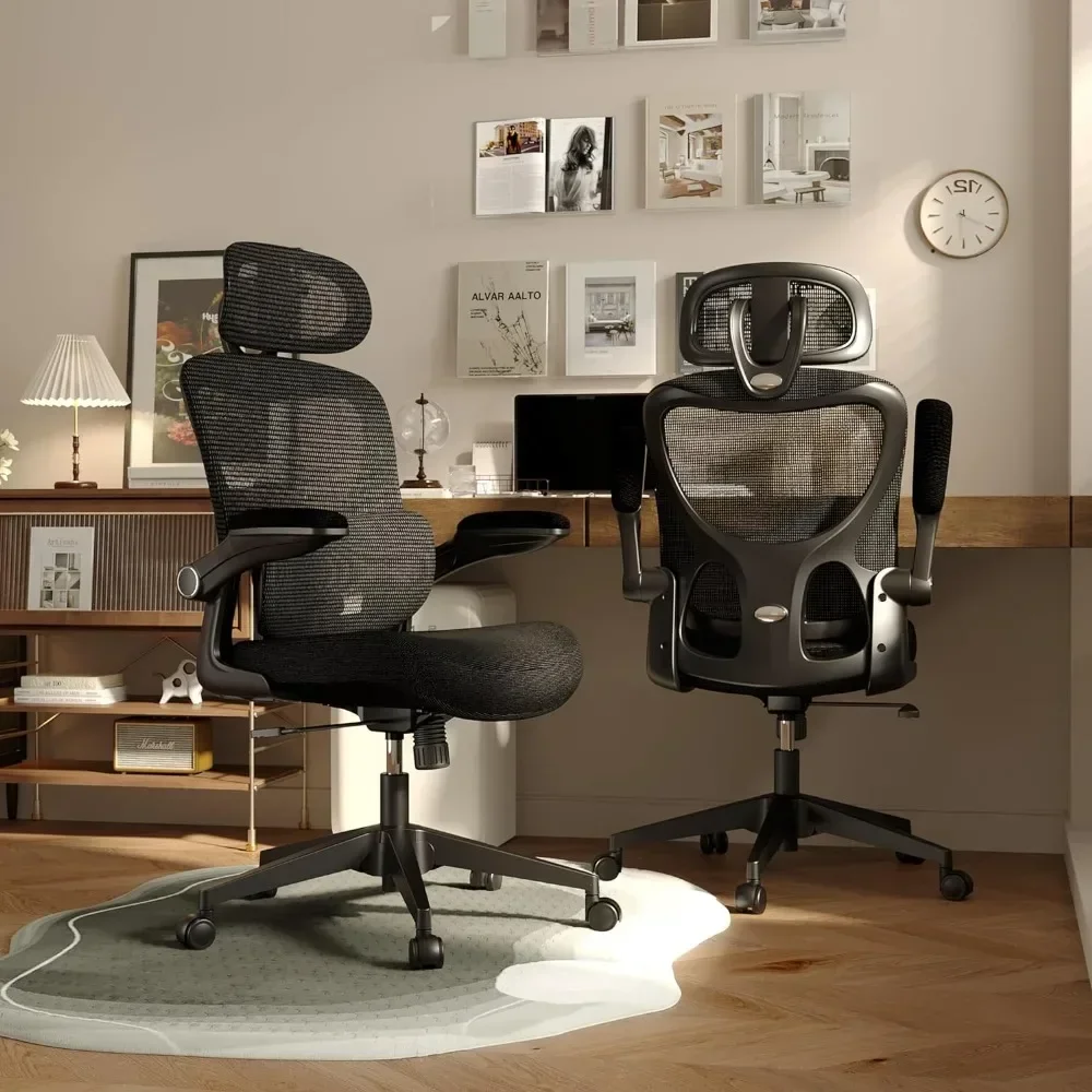 

For mesh office chair, high back office chair with adjustable waist support, comfortable adult computer gaming work chair