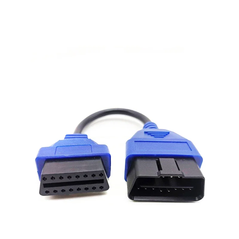 Universal Female OBD 2 OBD II car Extension cable 24cm 16pin Male To 16 Pin Female obd2 car extend cable for car tool