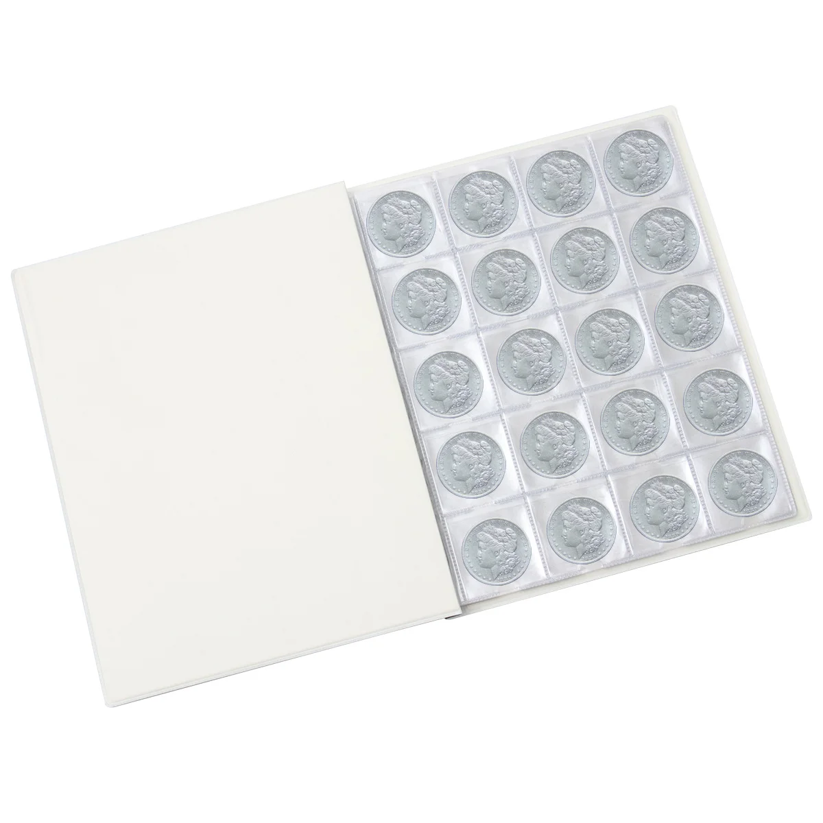 

Альбом для сбора монет, синий портативный держатель для монет для коллекционирования органайзера для хранения книг, значок медальона, сейф для хранения