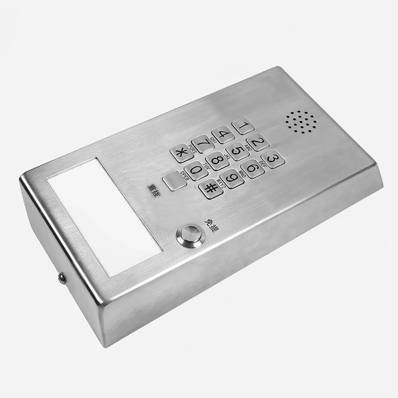 Anti Vandal Public Phone Hand Free Elevator Phone Intercom Clean Room Telephone