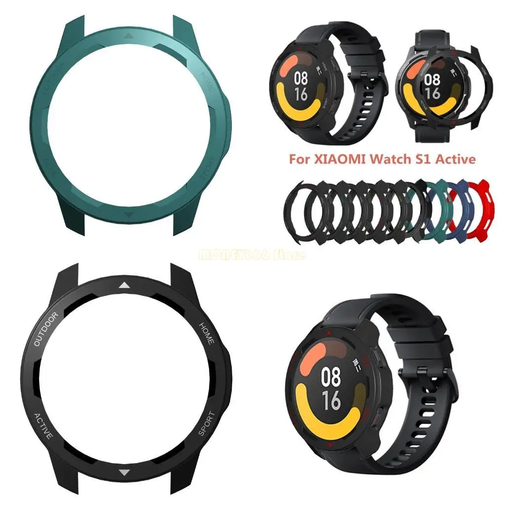 F62C는 Mi Watch S1 Watch Protector for Smart Watch Protector for Shell Shockpr의 보호를위한 가벼운 내구성 주택에 적합합니다.