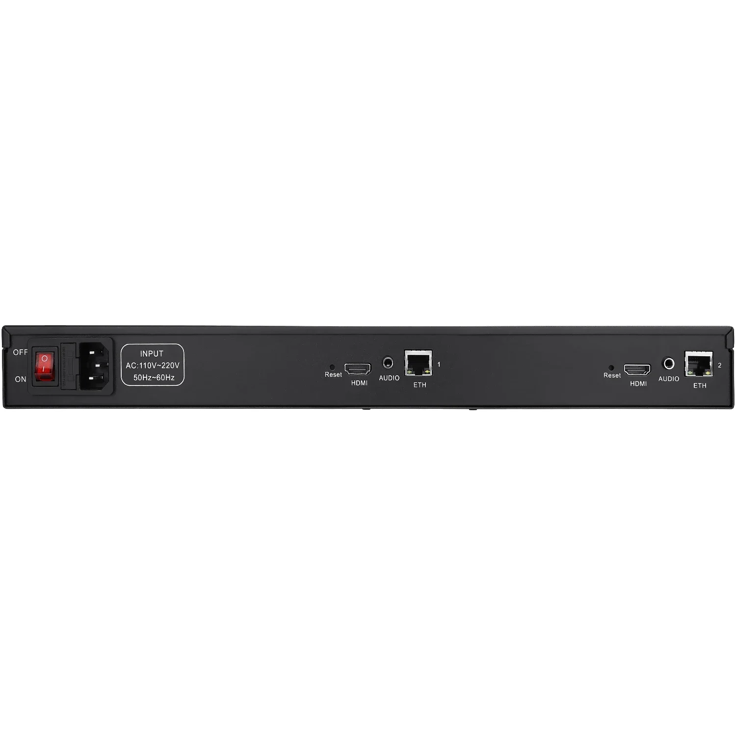 1U Rack HEVC H.265 HDMI a IP HD Encoder video Encoder IPTV 2 canali Live Streaming RTMP Encoder Hardware HDMI