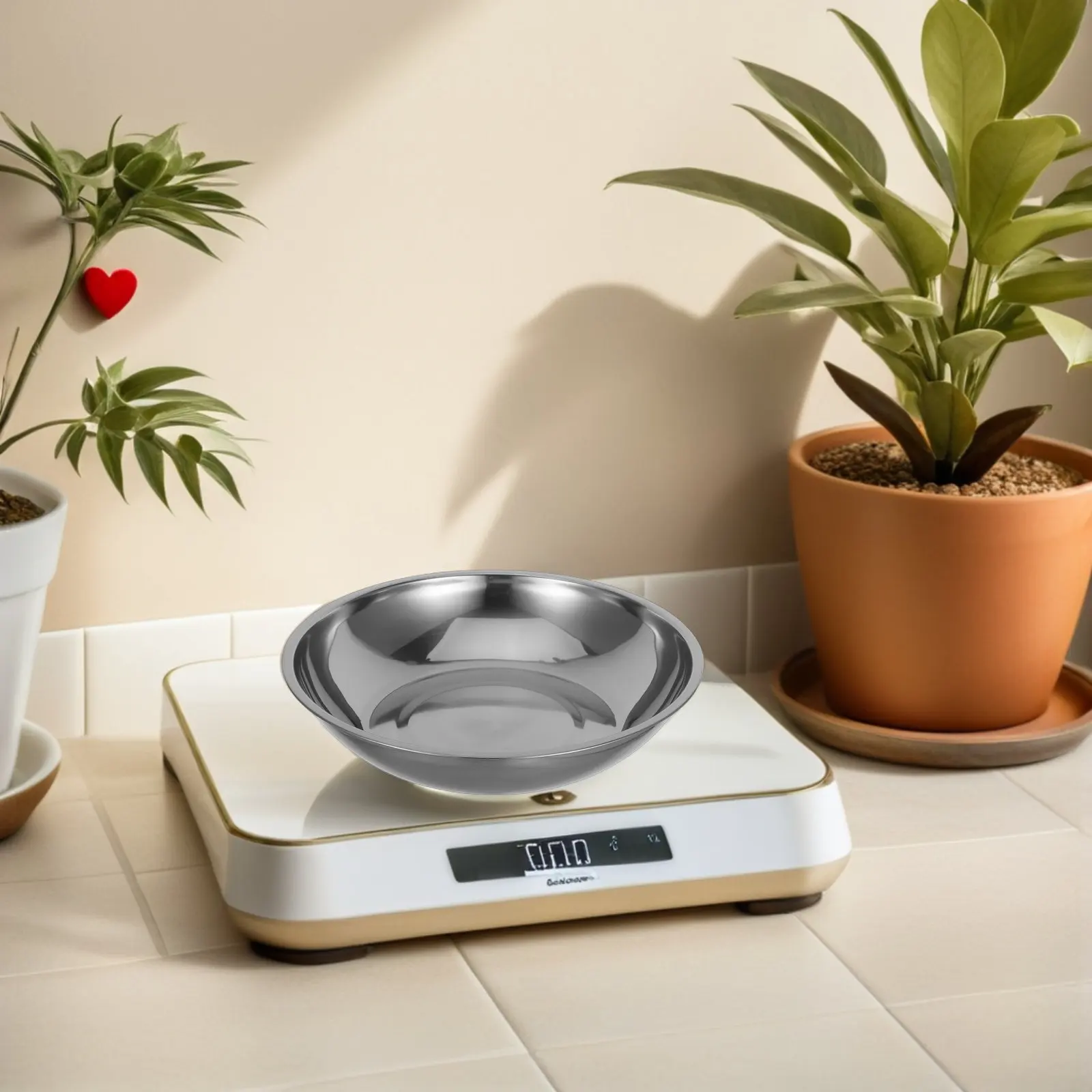 3Pcs Stainless Steel Digital Scale Tray - High Accuracy Portable Weighing Bowl for Kitchen Lab Warehouse Commercial Industrial