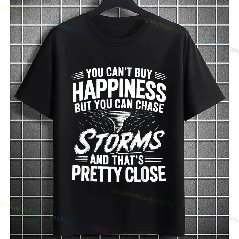 Funny Tornado Graphic T-shirt with 