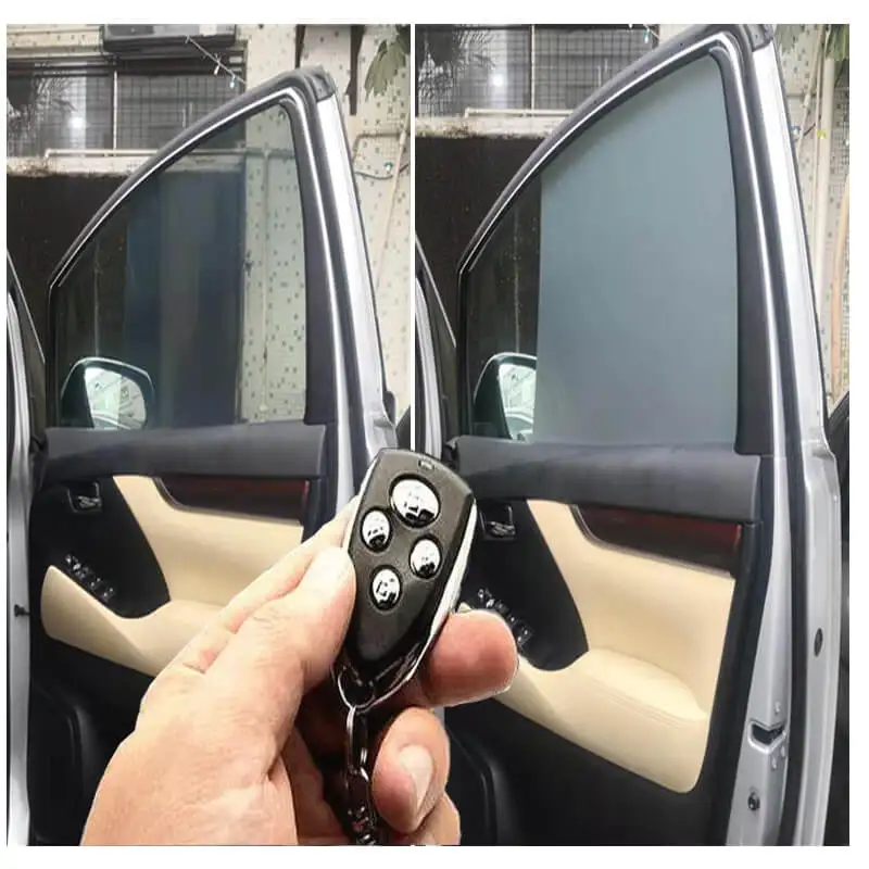 PDLC Car Window Privacy Film Auto Grey PDLC Film 12v Smart Tint Switchable Black Dimming Glass Electronic Film Vehicles For Car