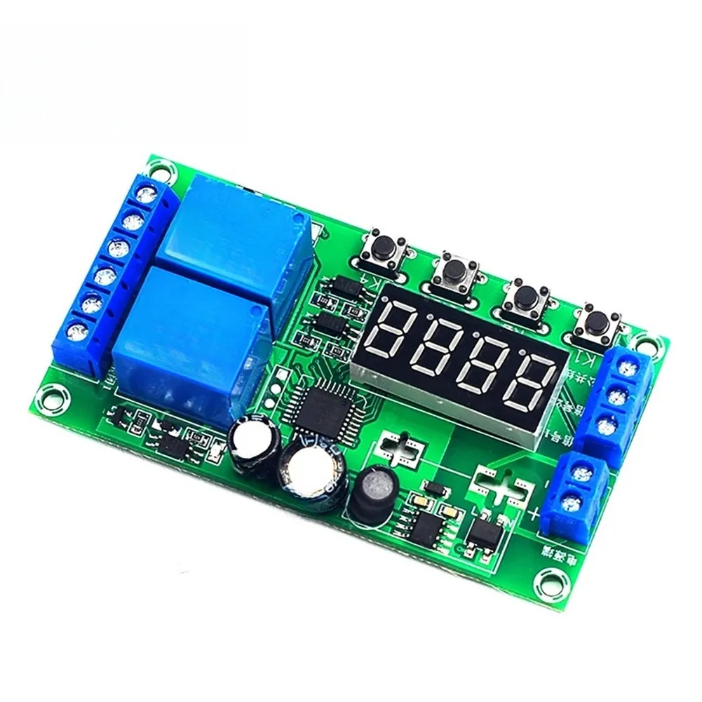 2-Channel Delay Relay for DC 7V to 30V Circuits with Independent Timing Adjustment and Cyclic Power-Off Activation