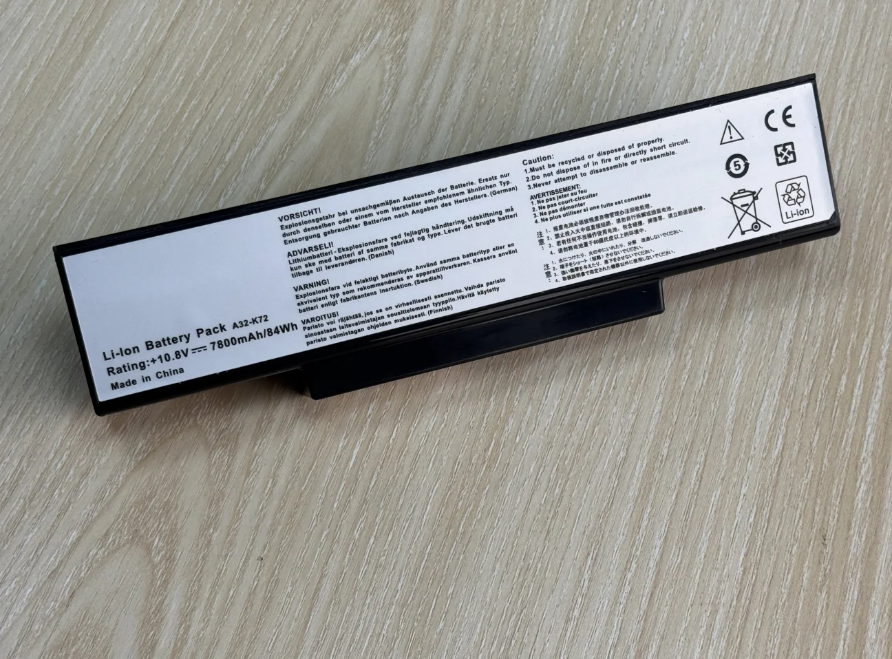 6600mAh New Laptop A32-K72 battery for Asus A72 A72D A72DR A72F A72J A72JK A72JR K72 K72D K72DR K72DY K72F K72J K72JA K72JB K72J