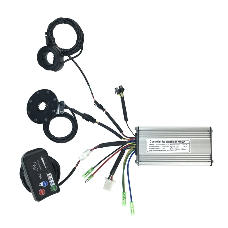 

36V/48V 500W 22A Electric Bicycle Sine Wave Controller With KT 880 Display&Thumb Throttle And Sensor Ebike Accessories