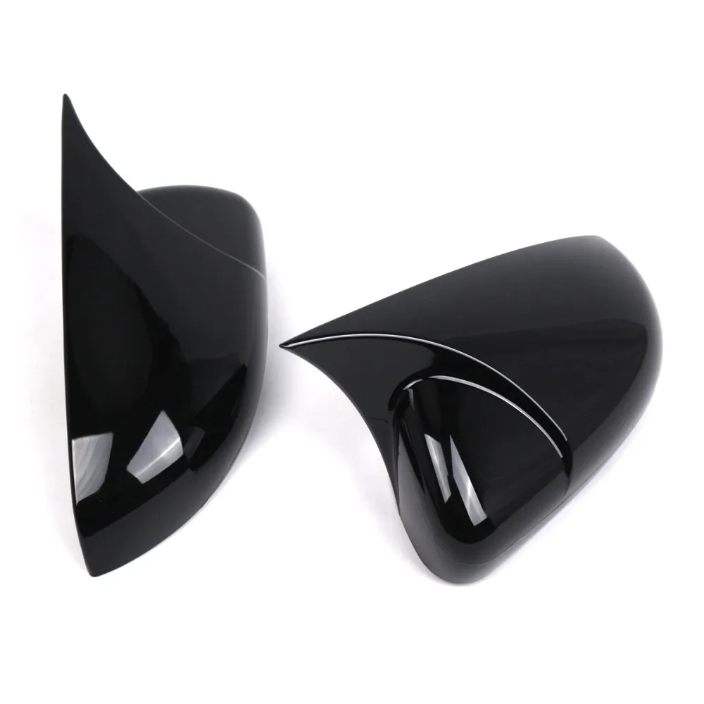1Pair Mirror Caps for VW Golf 6 MK6 TSI TDI GTI R GTD Base 2009-2013 2Pcs Side RearView Mirror Cover Case Gloss Black Tuning view 5