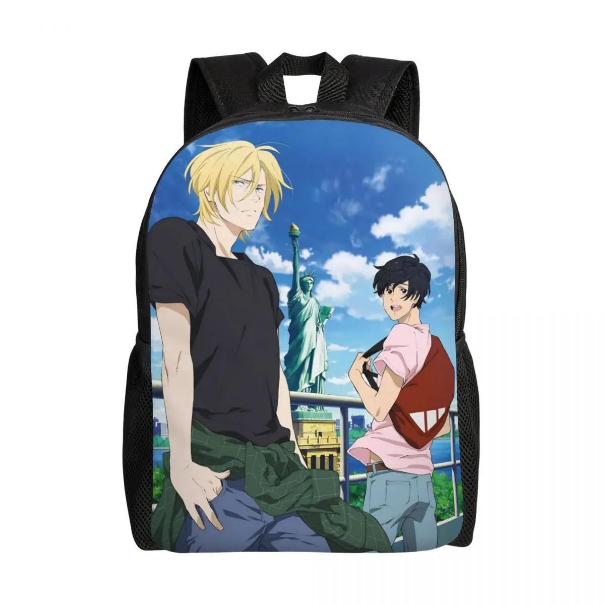 

Рюкзак в стиле аниме «Банановая рыба» для детей, легкие школьные сумки для мальчиков и девочек, детский сад