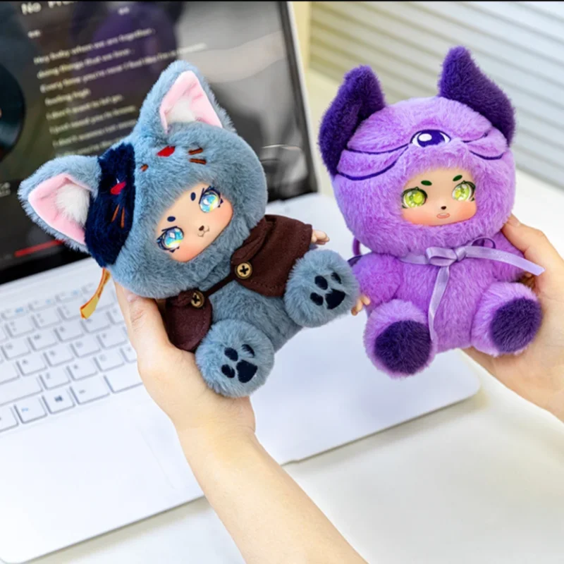 Nuevo juego de asesino de hombre lobo, juguetes de vinilo para la cara, muñecas coloridas, juguete de peluche Popular, regalos creativos para niños, bolsa colgante, juguetes de regalo para profetas