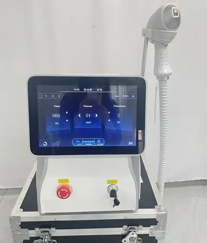 3500W 고성능 얼음 냉각 755 808 1064 다이오드 레이저 제모기 살롱을 위한 3 파장 무통 808nm 제모 기계