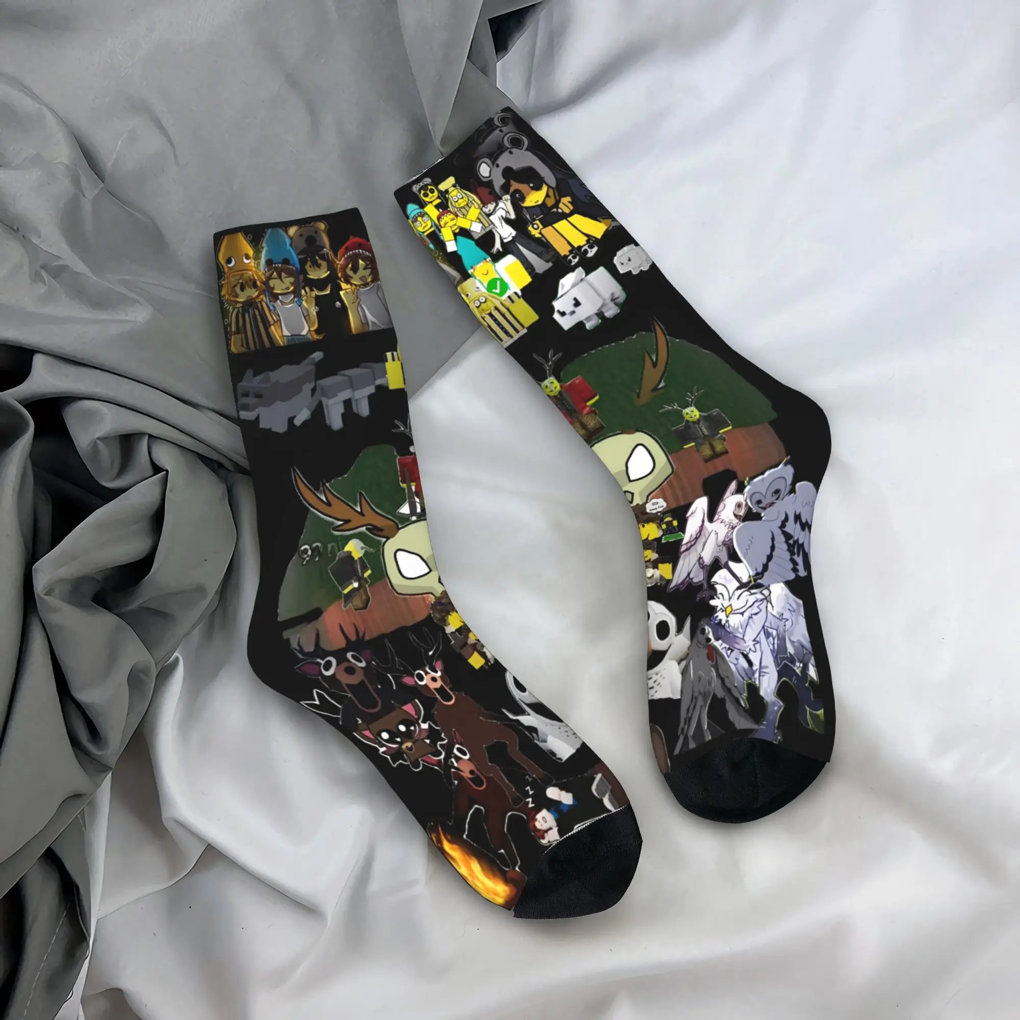 99 ليال في الغابة لعبة الجوارب الترفيه جوارب الرجال الدافئة لينة في الهواء الطلق الجوارب الخريف نمط مكافحة العرق الجوارب