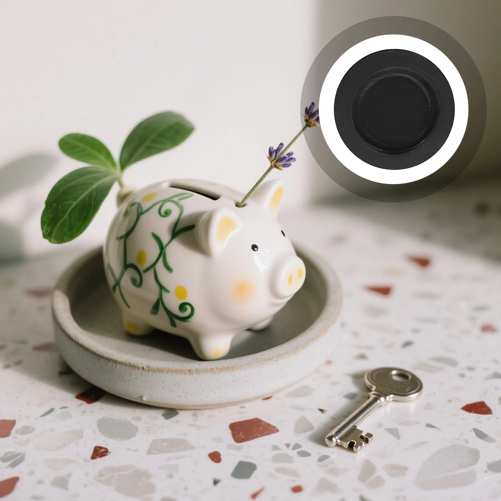 

10pcs Round Plug For Piggy Bank Bottom Cover Replacement Stopper Saving Box Bottom Plugs Saving Box Jar Plaster Accessory