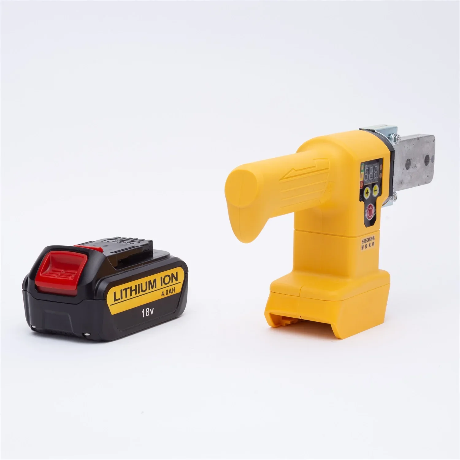 Cordless Hot Melt Pipe Welding Machine Kit PP/PE Pipe Soldering Iron For Dewalt 18V Lithium Battery (without Battery )