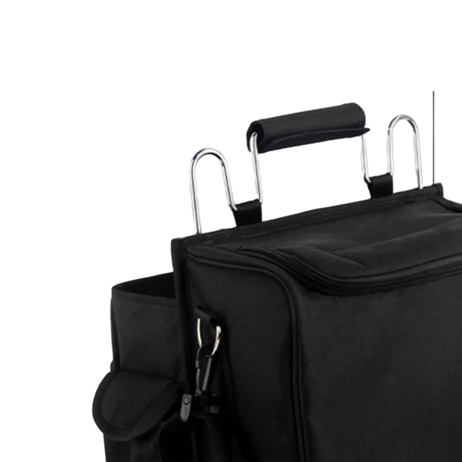 Hair Stylist Organizer Hairdressing Tools Bag with Adjustable Shoulder Straps Salon Barber Handbag for Scissors Spray Bottles