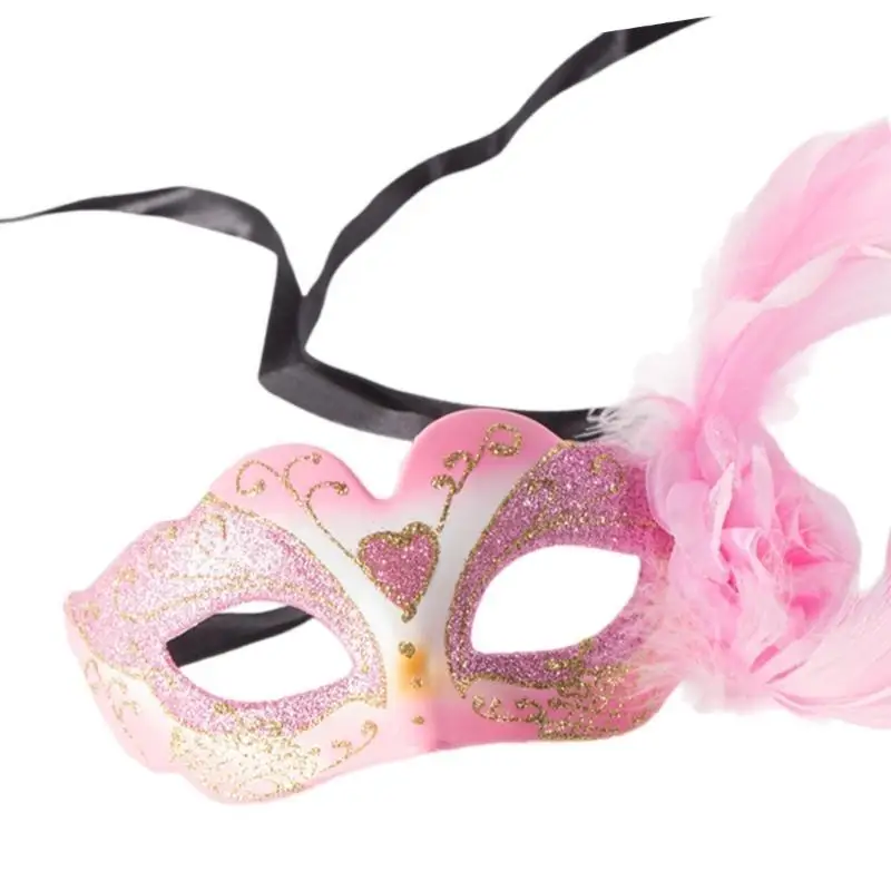 39BD Phụ nữ Mặt nạ mắt cho bữa tiệc giả trang trang phục gợi cảm Halloween Halloween Half Face Mask cho trang trí mặt nạ