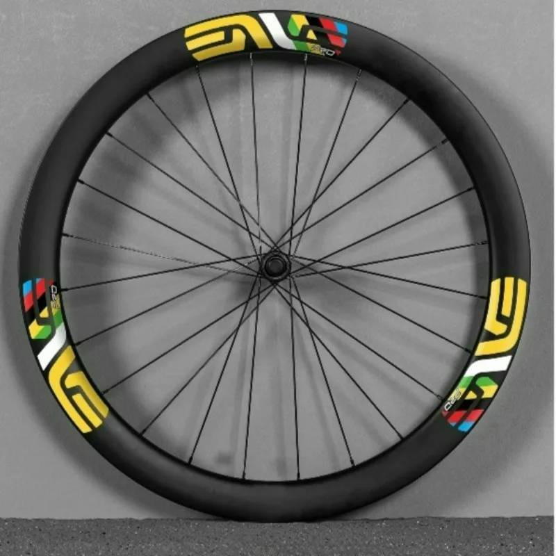 12 قطعة/ورقة، ملصقات زخرفية للدراجة - ملصقات ركوب الدراجات والفينيل، شريط مصمم لف محور عجلة الطريق السريع للعجلة #5