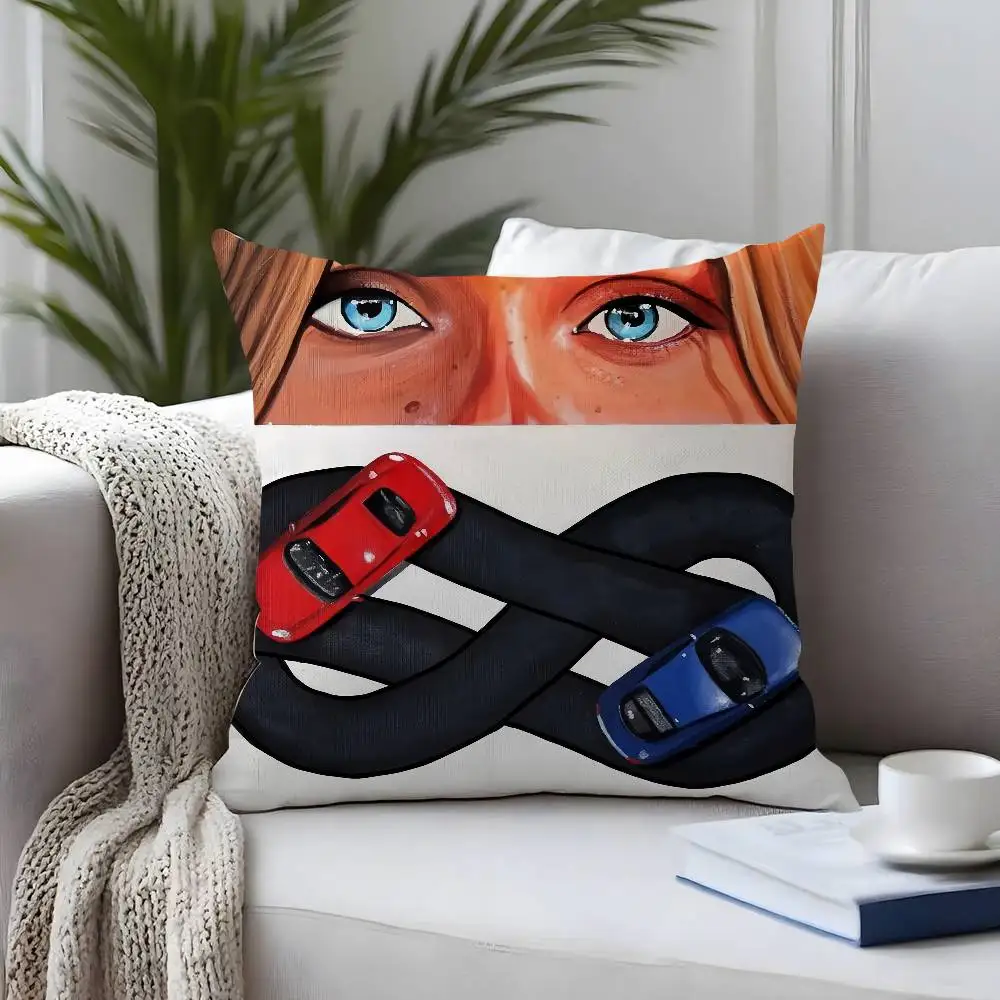 بلدي F-خطأ C-Culpa Mia 2023 كيس وسادة نسيج قطيفة لينة المخدة مزدوجة الوجهين طباعة غطاء الوسادة الهدايا المنزلية