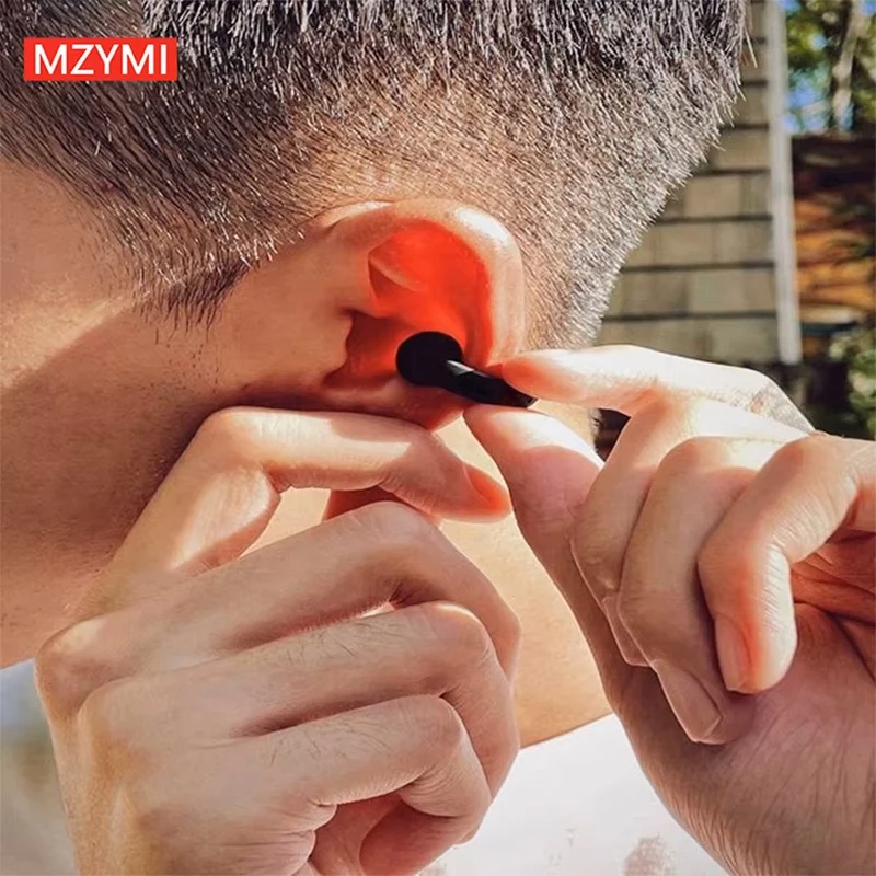 MZYMI TW01 Bone Conduction หูฟังบลูทูธชุดหูฟังไร้สายมินิกีฬาหูฟัง TWS หูฟังกันน้ําแบบพกพาหูฟัง