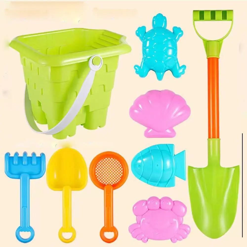 Set di giochi all'aperto da spiaggia genitore-figlio bollitore Seaside Beach Play Toys Beach Water Play Beach Bucket Toys Beach scavo Tool Toy