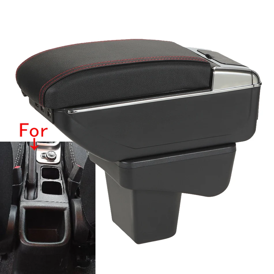 For Suzuki Vitara Armrest Box Central Store Content Storage Arm Rest Car Modification Accessories Interior Retractable Leathe