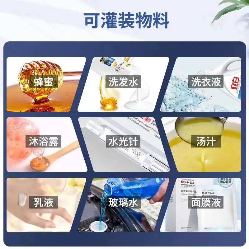 for A02 Pneumatic Small Paste Liquid Dual Purpose Filling Machine Quantitative Dispensing for Cosmetics Honey Toothpaste Gel