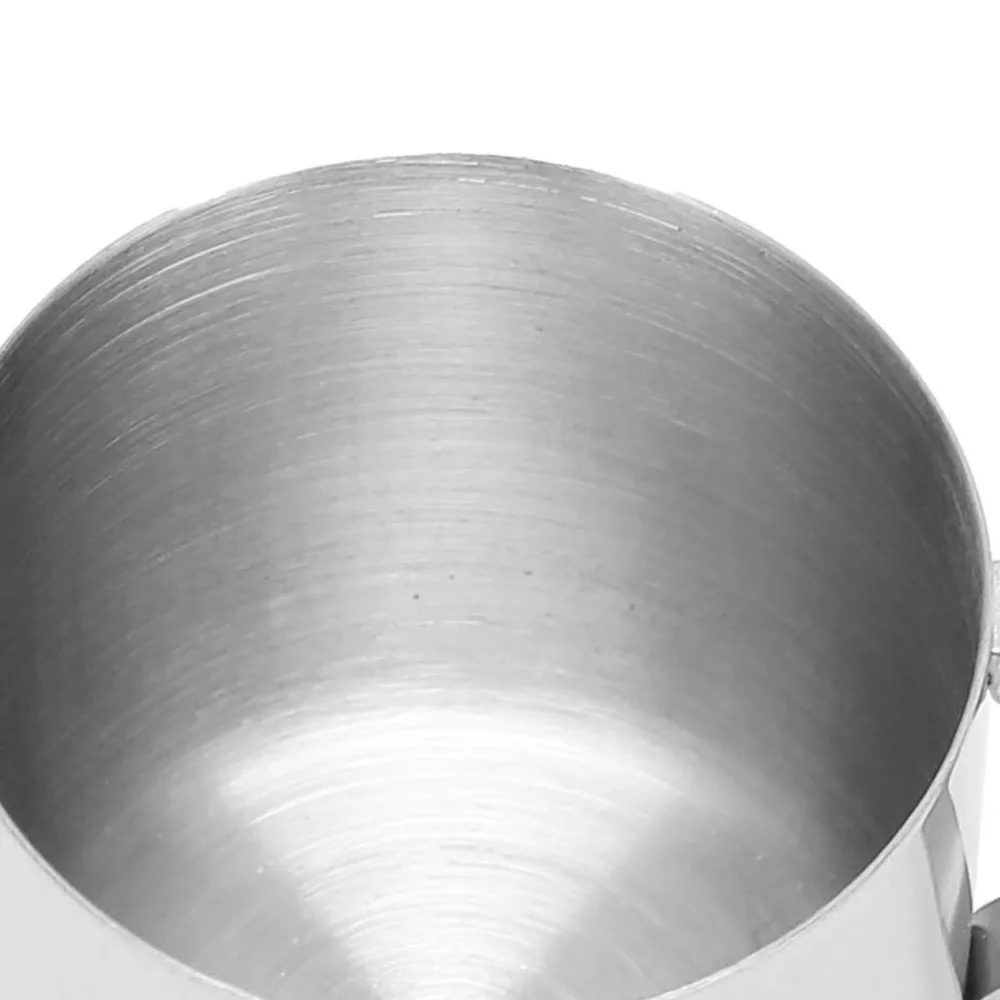 Anti-spill 30ml Milk Frothing Cup Rustless Steel Practical Frother Pitcher Thickened Round Milk Foam Container Homemade