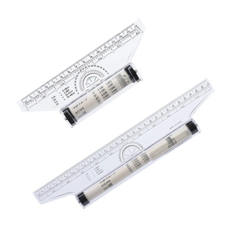 Professional Architect Design Roller Translation Ruler Hand-paint Drawing Circle