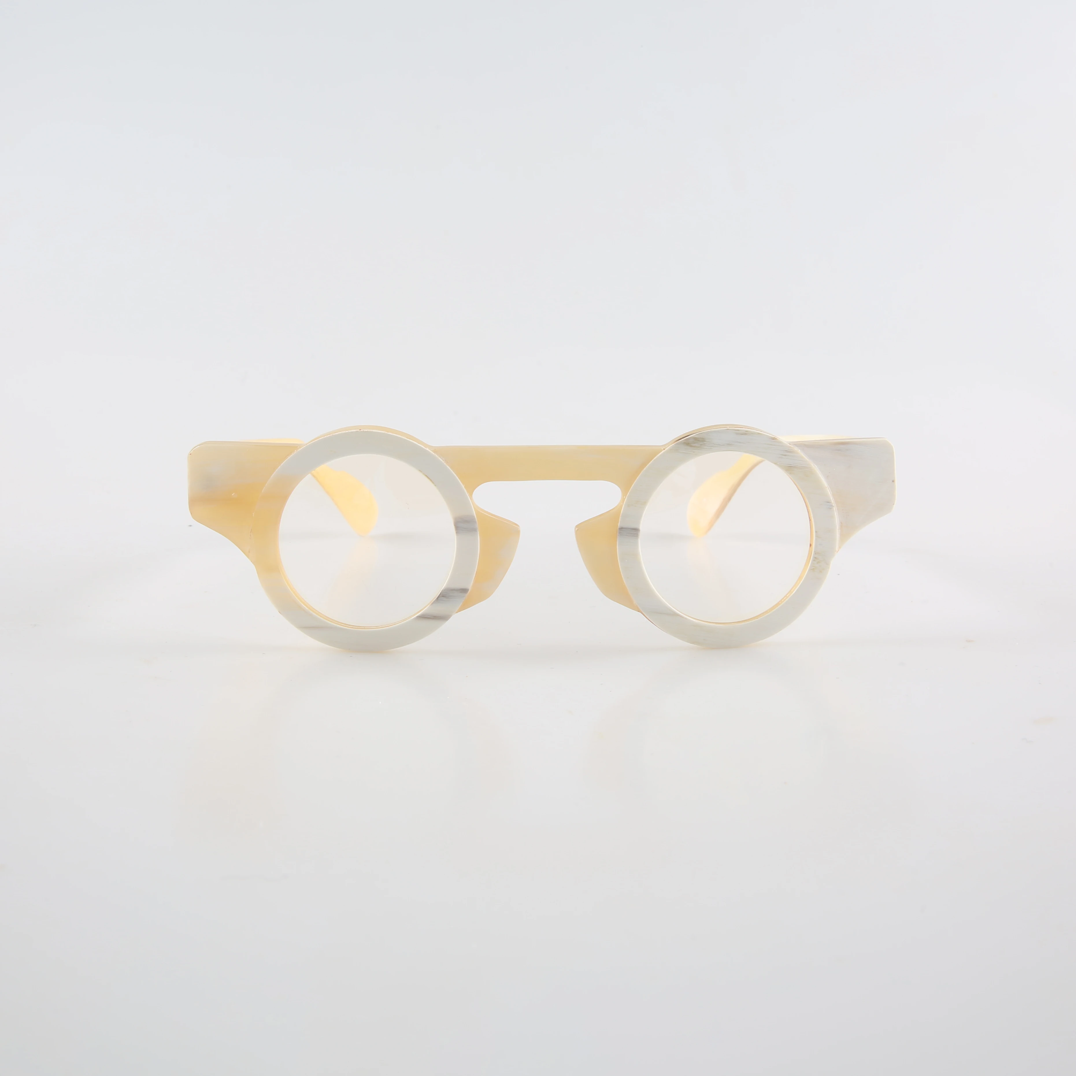 

Мужские оправы для очков: уникальные круглые, ручной работы, из белого рога, для коррекции зрения, винтажные, ручной работы, из белого рога, оправы для очков по рецепту