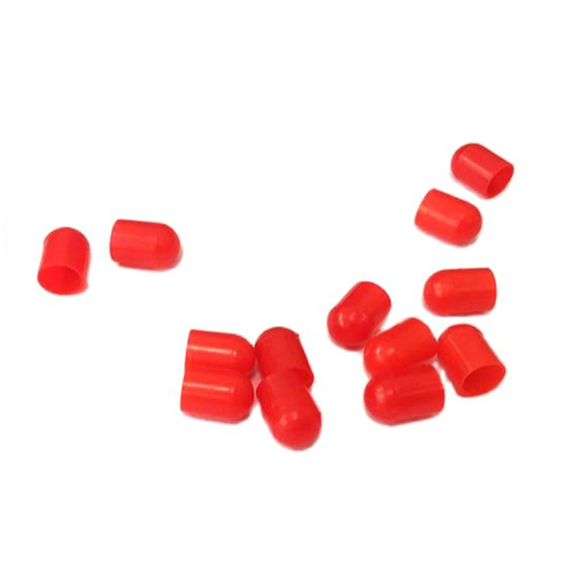 100pcs SMA Dust Cap Rubber 6mm Red SMA Red Color for SMA Female Connector Wholesale Price