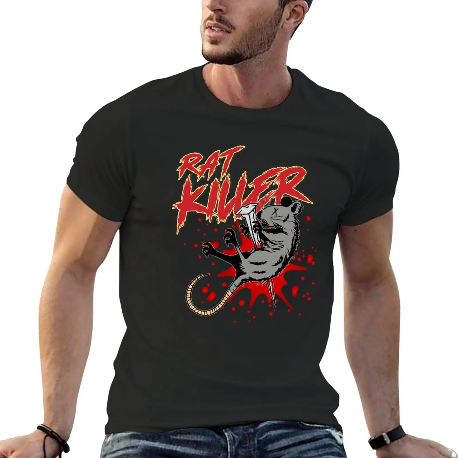 

New Rat, Killer, mouse, (B) T-Shirt boys t shirts T-shirt short customized t shirts blank t shirts mens cotton t shirts