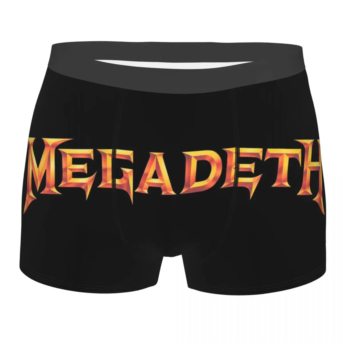 Heavy Metal Rock Roll Music Megadeths Print Boxer Shorts per uomo stampa 3D intimo mutandine slip mutande elasticizzate