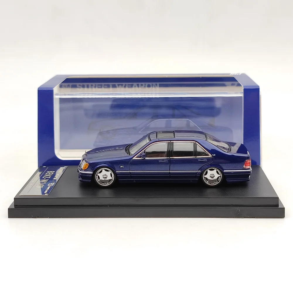 1/64 senjata jalan untuk W140 S600 model mainan Diecast 499 Terbatas Hadiah Koleksi Mobil