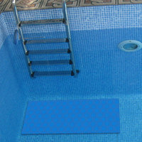 Pool Step Pad Wear-resistant Pool Step Protection Cushion 34.6x8.6 In Swimming Pool Safety Liner for Above Ground Swimming Pools