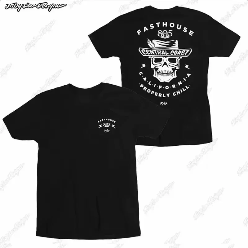 

Large Size Short Sleeve Cotton T-shirt for Men and Women Universal Rock American Vintage Harley Print Loose Top