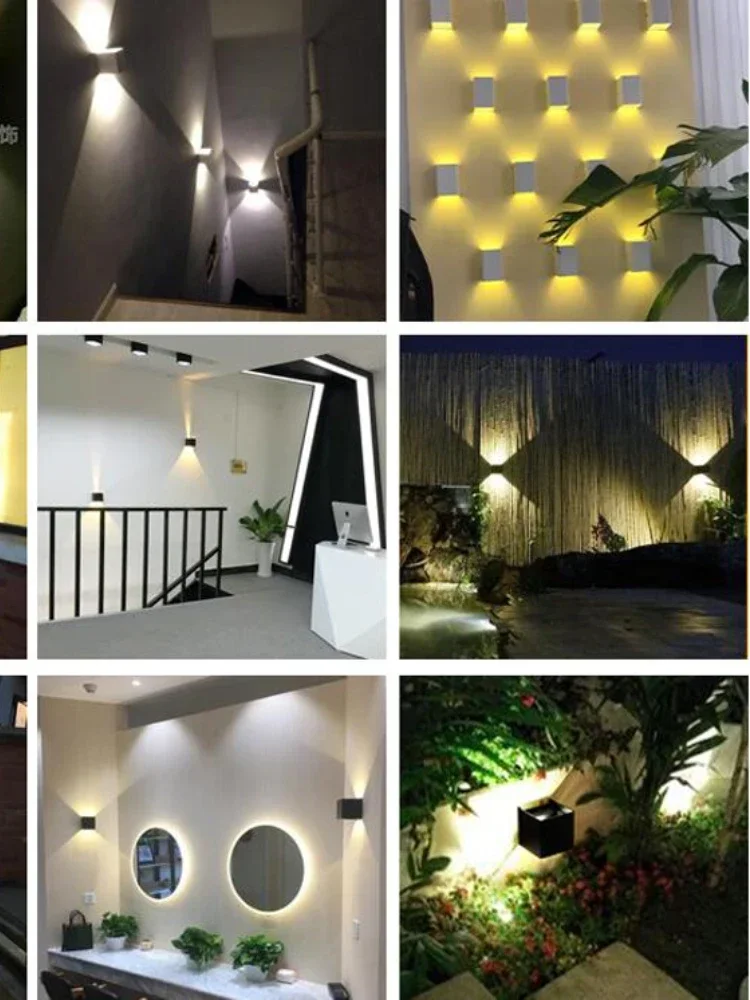 โมเดิร์น Minimalist Wall โคมไฟโคมไฟ LED กลางแจ้งโคมไฟสำหรับข้างเตียงนอนห้องนั่งเล่น Corridor โรงแรมผนังทางเดินโคมไฟ