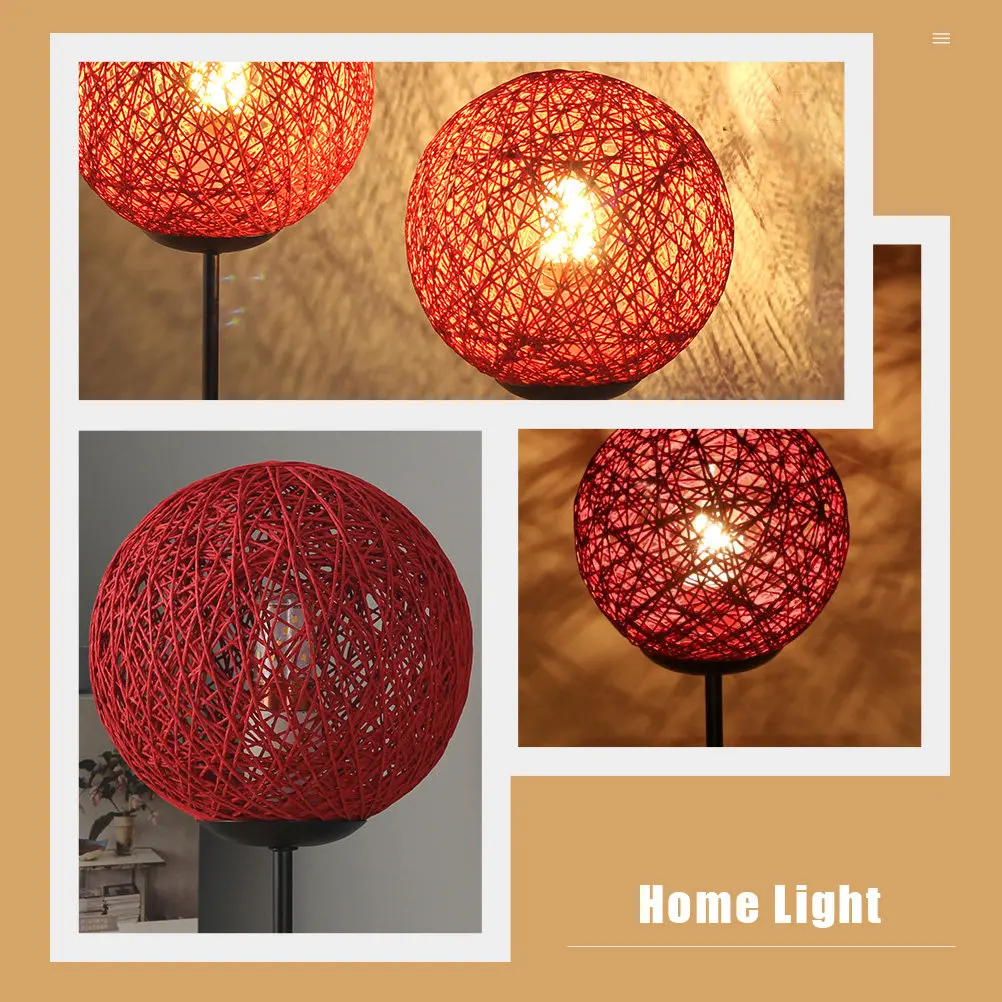 

Настольная лампа Dreamy Plug-in (1 шт.), премиум-класса, с плетеным шаром из дерева и ротанга, нежный свет, ночник для спальни и гостиной