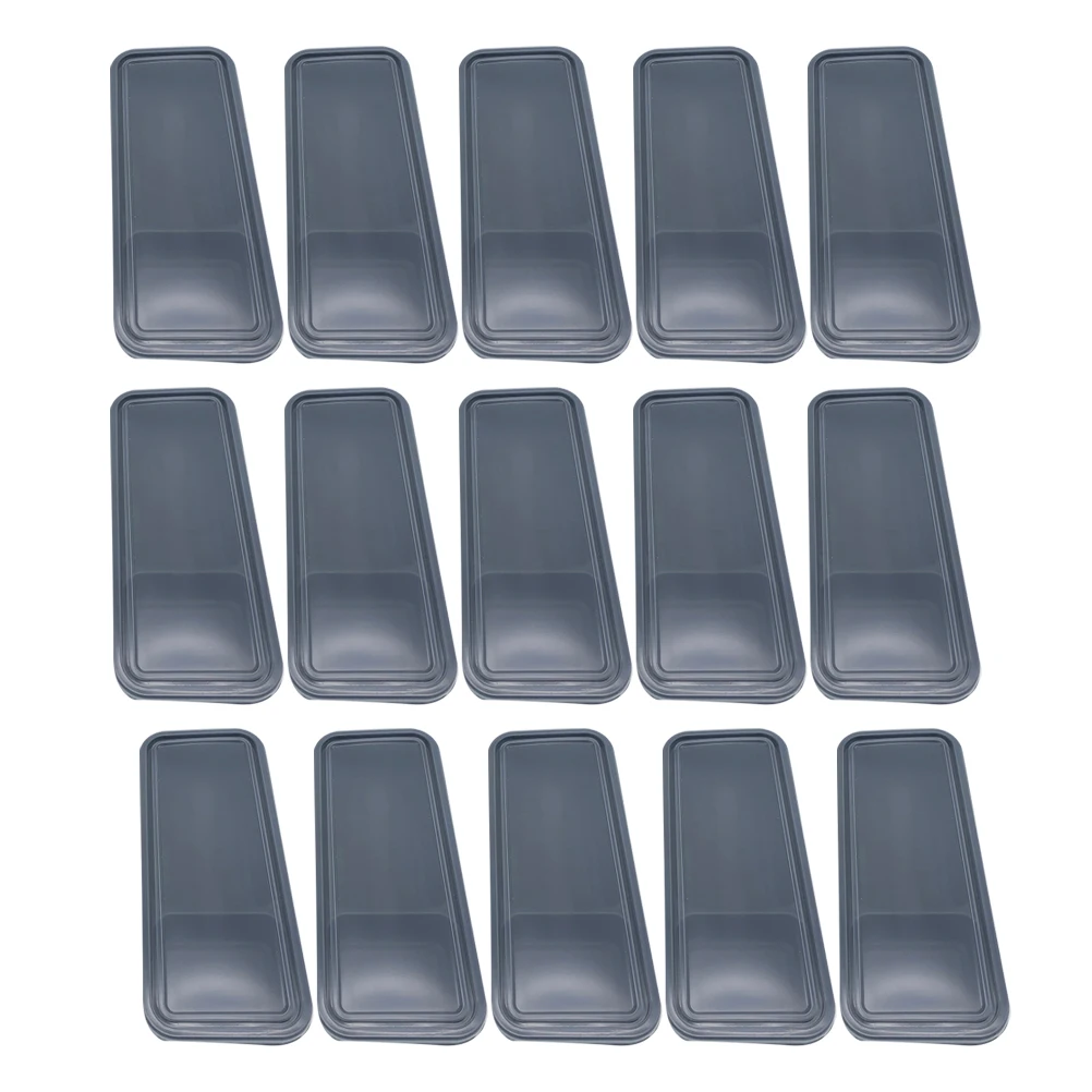

15pcs Fast Food Box with Lid Eco Friendly Lunchbox Sushi Black Storage Container Removable Food Container Safe Healthy