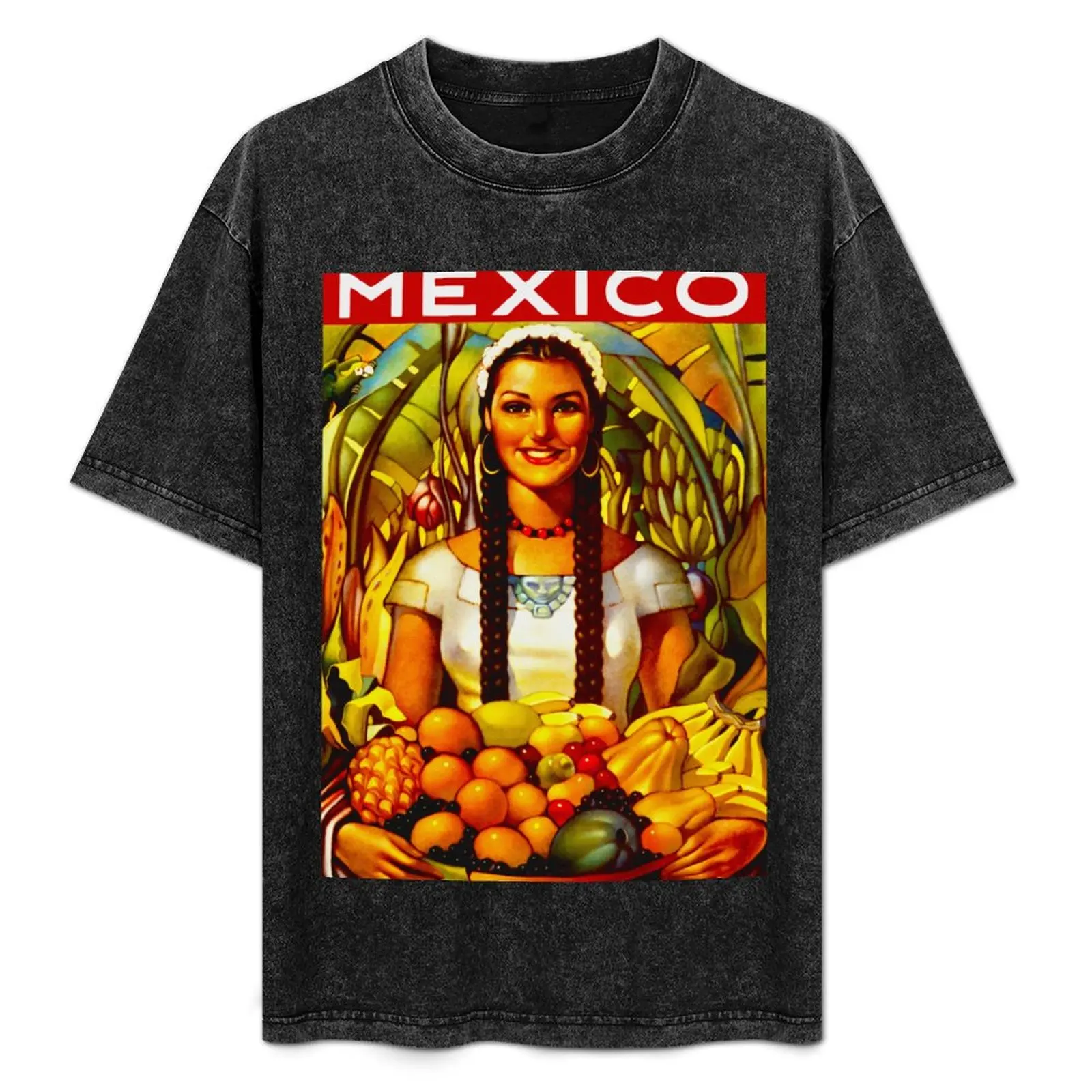 

Vintage Mexico Travel Poster - Fruit T-Shirt Performance Dry Fit T-Shirt
