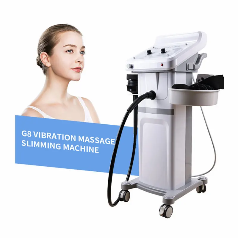 

Vertical G8 6 In 1 Body Massage Slimming Vibration Machine Vacuum Heating High Frequency Weight Reduce Slimming Machine