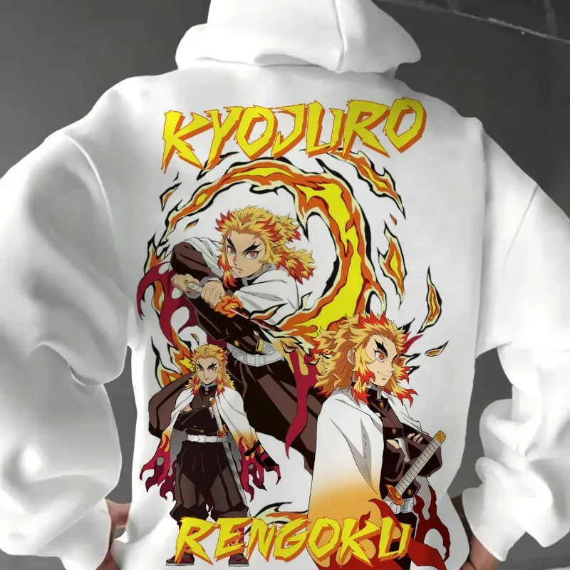 

Толстовки с капюшоном Demon Slayer Inosuke Hashibira, аниме Kimetsu No Yaiba, милые кавайные толстовки с капюшоном большого размера, топы для мужчин и женщин, толстовки