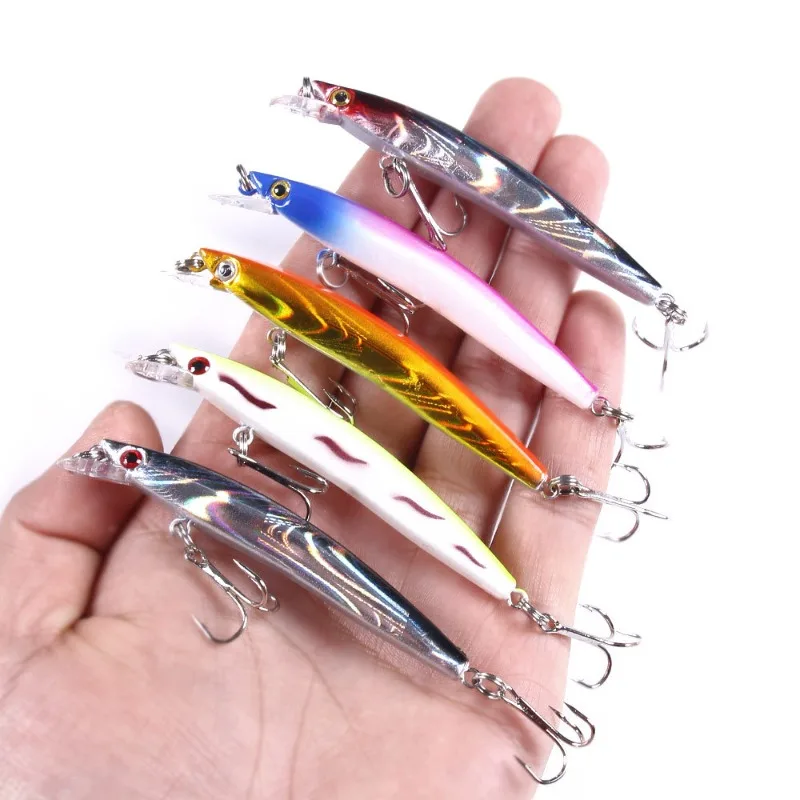 1Pc Lockt 8CM-5G Klinge Spinnerbait Schweben Mikroben Gefälschte Köder Schwimm Bleistift Milo Harten Köder ABS material Angeln Ätherisches