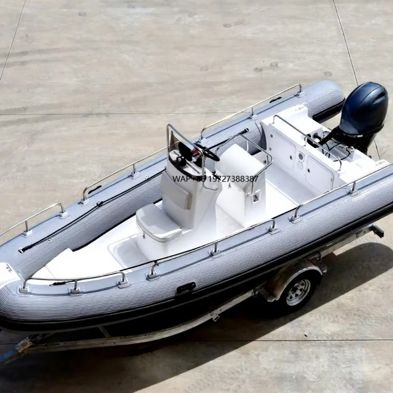 Hochwertiges Aluminium-Boden PVC Faltbares Pontonboot Schlauchboot