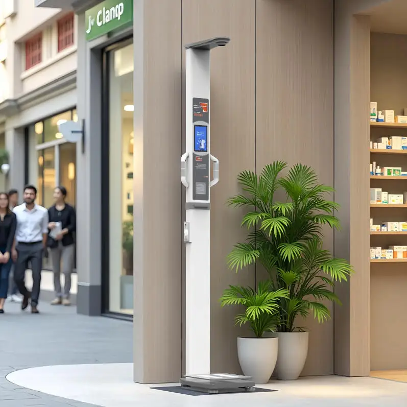 

Pharmacy Clinic Health Check Up Scale Body Composition Analyzer With Touch LCD Screen