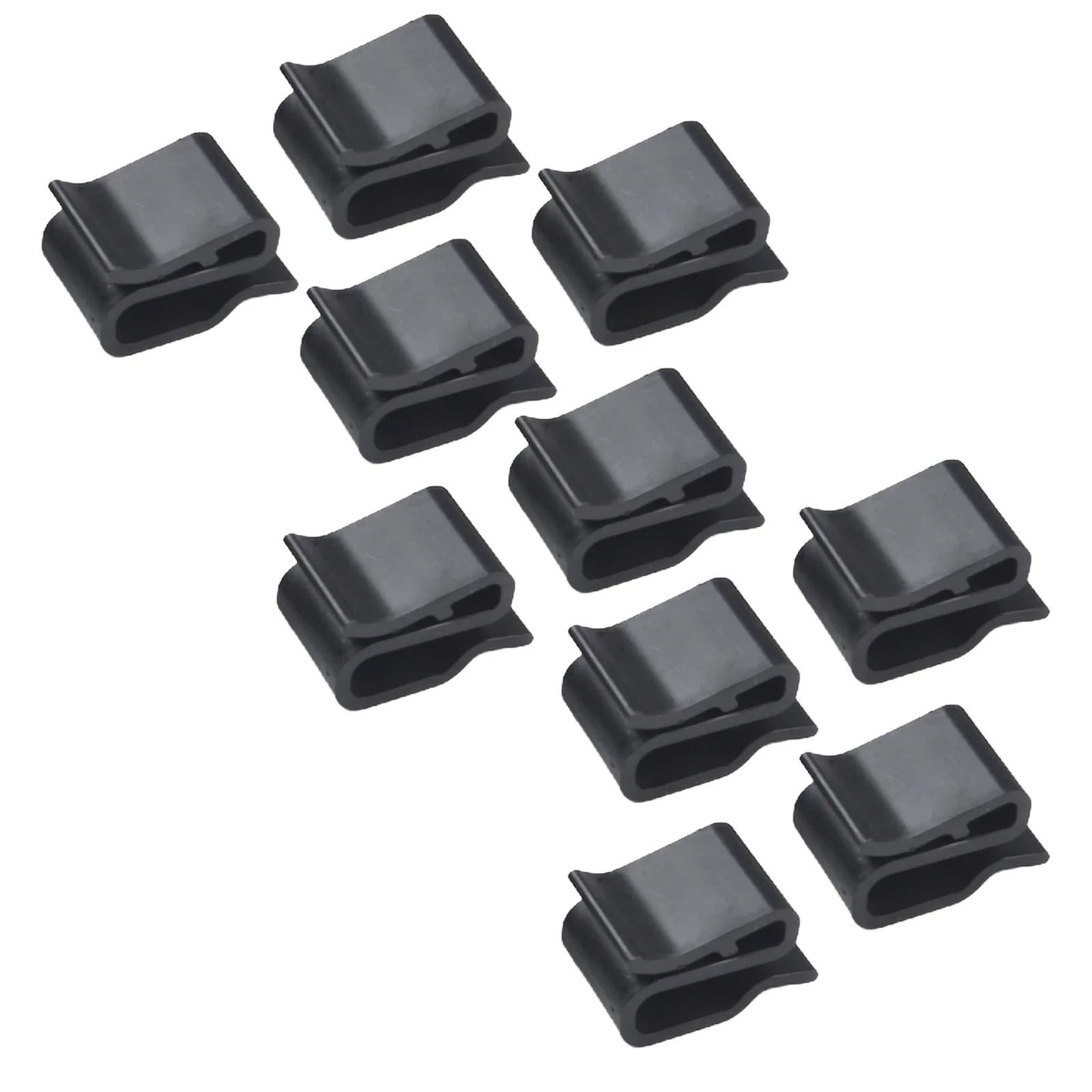 For 6.0-6.50mm Cable PV Wire Clip Cable Clamp Outdoor 2.5x1.4cm Anti-aging Black For PV Module Photovoltaic Plastic