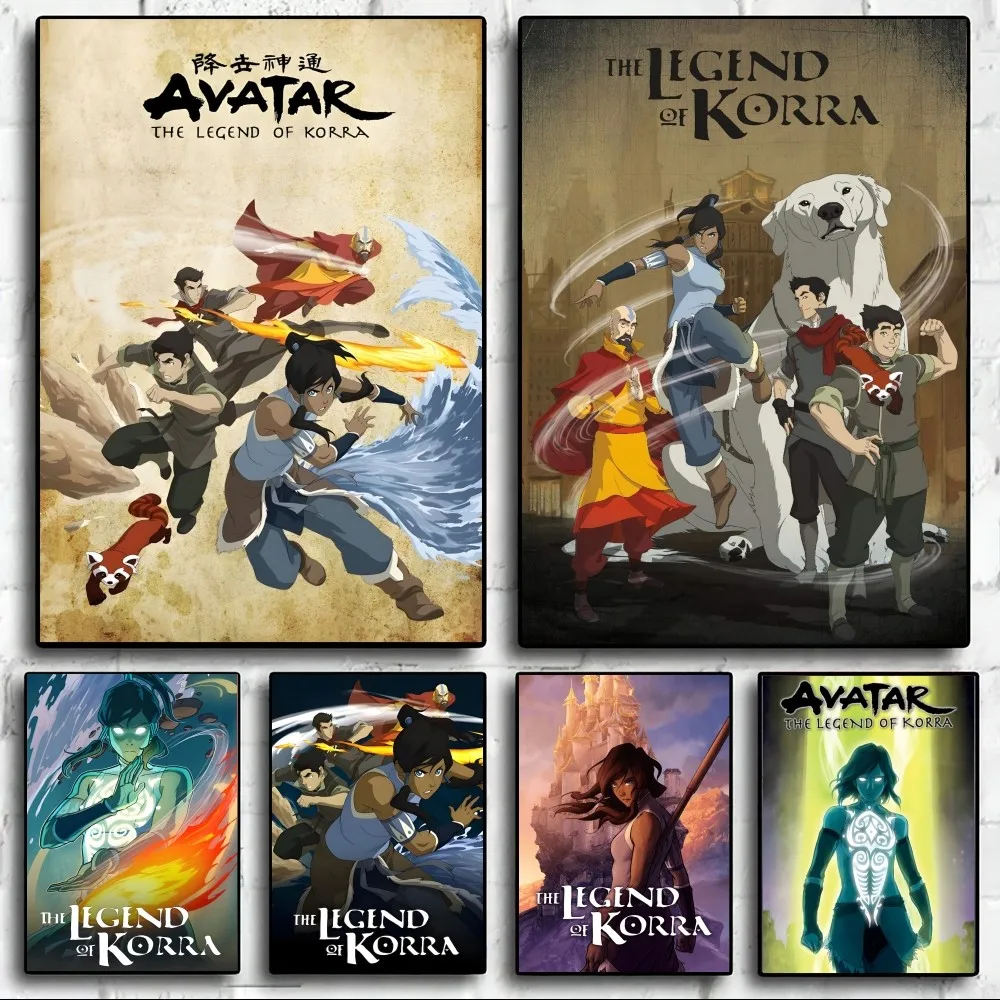 A-Avatar Legend Korra Poster Wall Pictures For Living Room Fall Decor